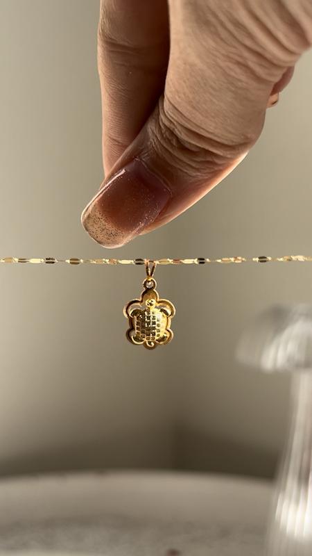 آویز سواروسکی لاکپشت 1476