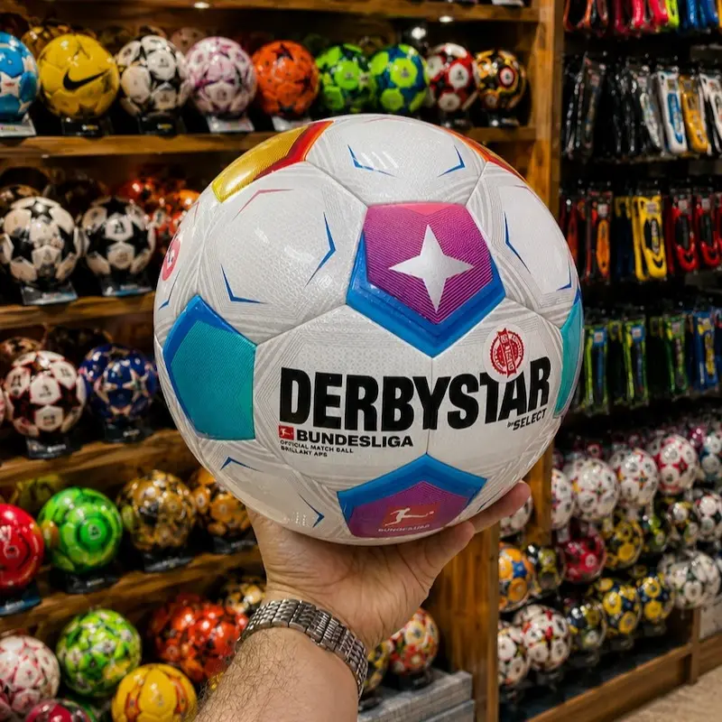 توپ فوتبال دربی استار Derby Star بوندسلیگا Bundesliga رنگی