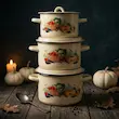 قابلمه لعابی روسی 6 پارچه 