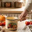 شیرجوش لعابی روسی 1.4 طرح خروس و کدو 