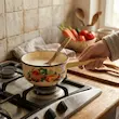   شیرجوش لعابی ۱.۵ لیتری طرح کدو