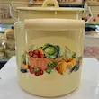 دبه روغن لعابی  3.5 لیتری طرح خروس و کدو
