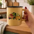 لیوان 1 لیتری لعابی طرح کدو