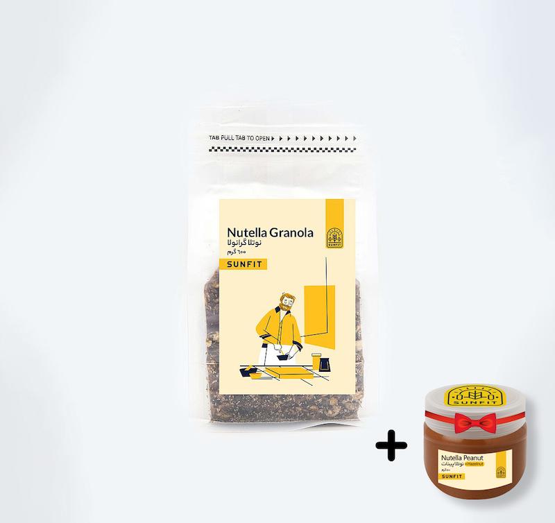 نوتلا گرانولا (بدون شکر)