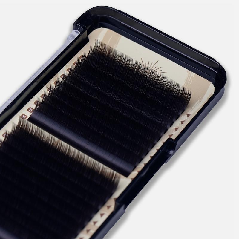 پالت مژه سانی مون قهوه‌ای تیره 2سایز استایل CC