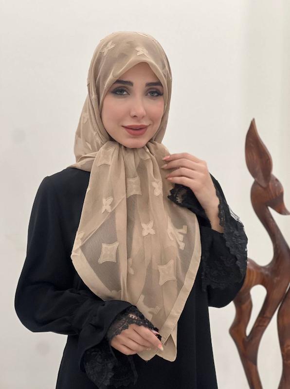 روسری حریرنخ برجسته کد A127