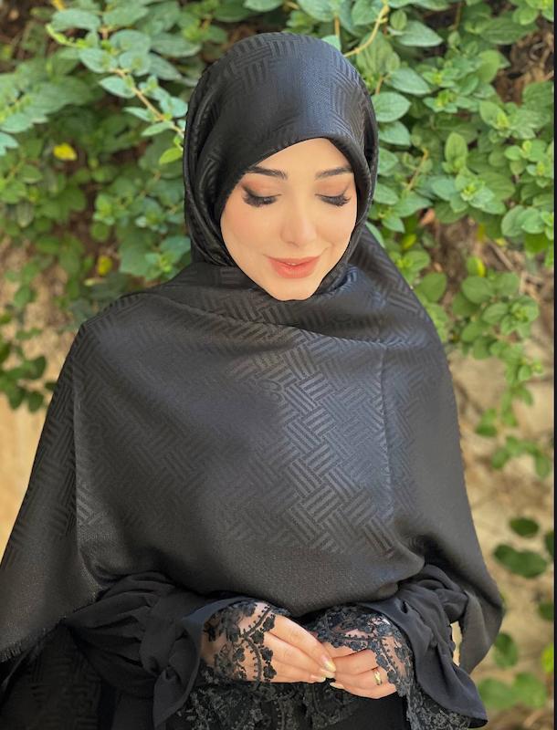 روسری ژاکارد لمه دار کد A129