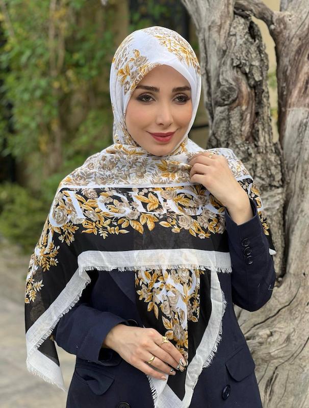  روسری نخ مودال کد T011