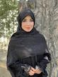روسری برشکا اکلیلی مرواریدی کد A148