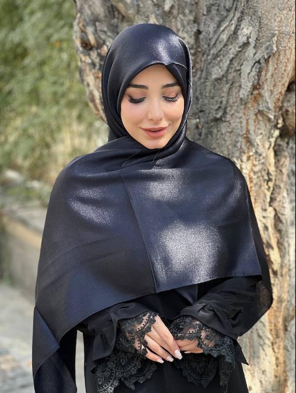روسری متالیک شنی کد A150