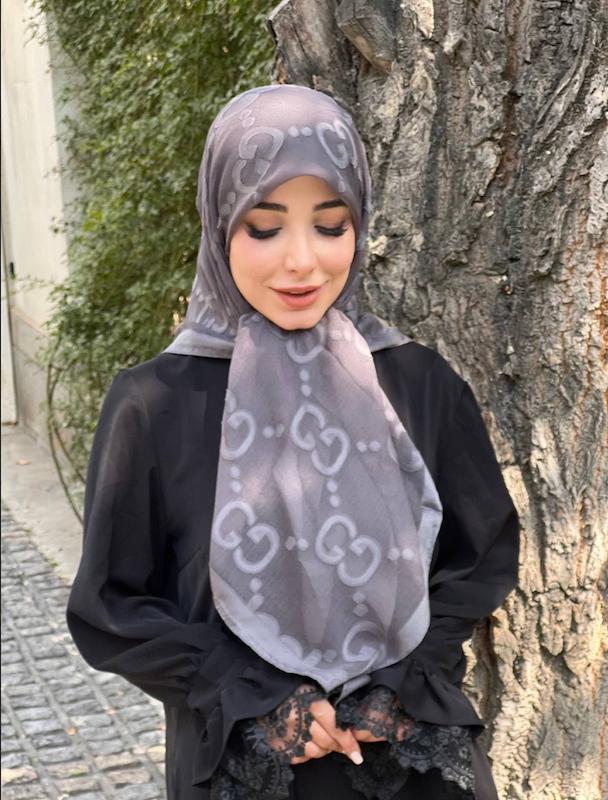 روسری دووره گوچی کد A124