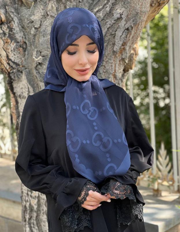 روسری دووره گوچی کد A124