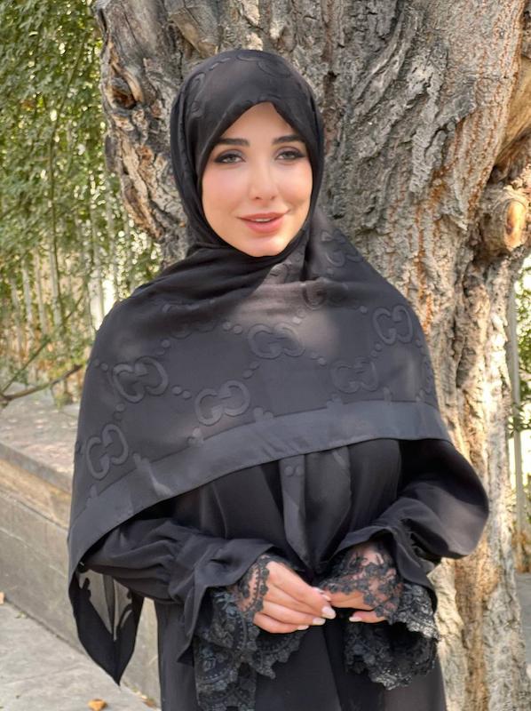 روسری دووره گوچی کد A124