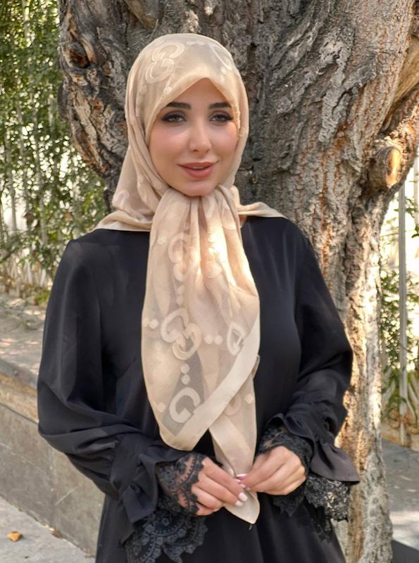 روسری دووره گوچی کد A124
