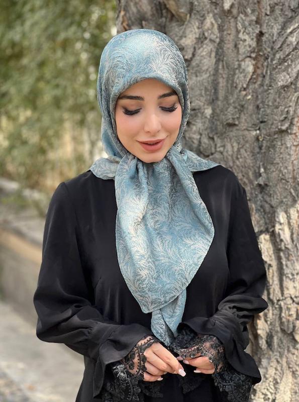 روسری پتینه ترک قواره ۱۰۰ کد A151