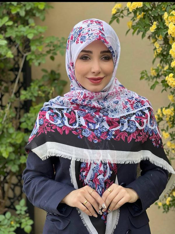 روسری نخ مودال وارداتی کد A165