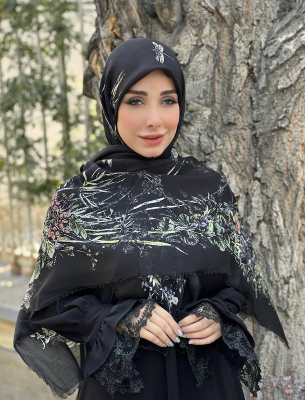 روسری نخ مودال وارداتی کد A165