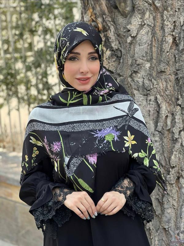 روسری نخ مودال وارداتی کد A165