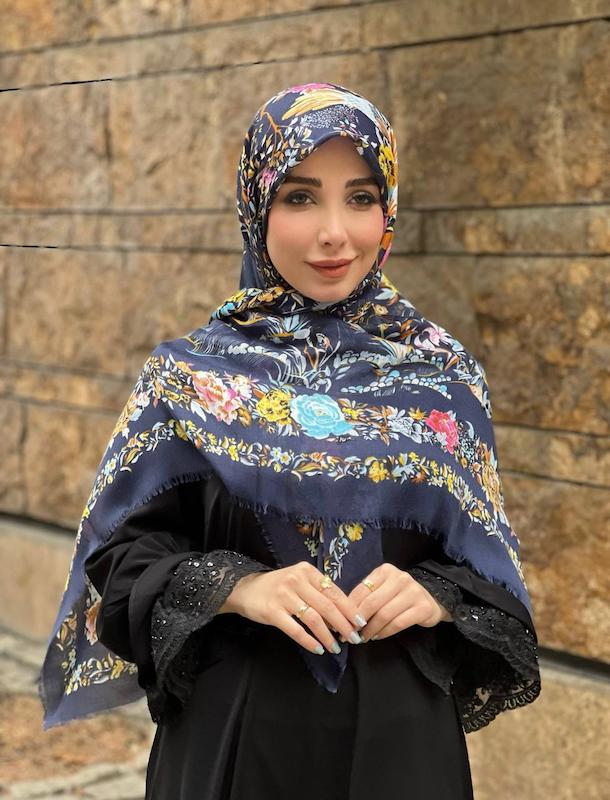 روسری نخ مودال وارداتی کد A165