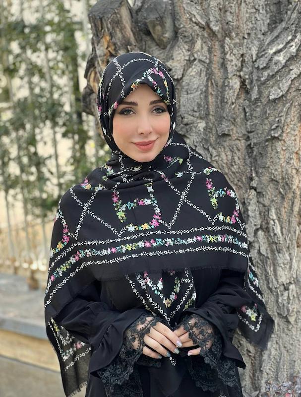 روسری نخ مودال وارداتی کد A165