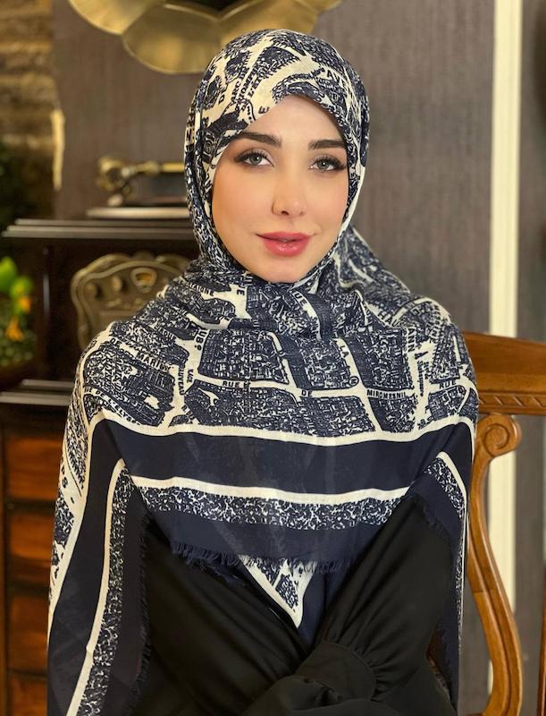 روسری نخ مودال وارداتی کد A165