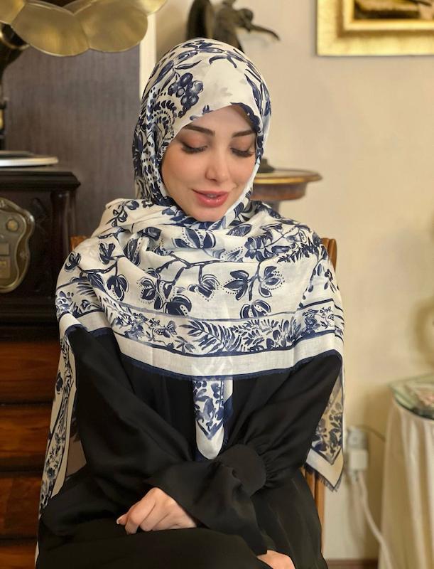 روسری نخ مودال وارداتی کد A165