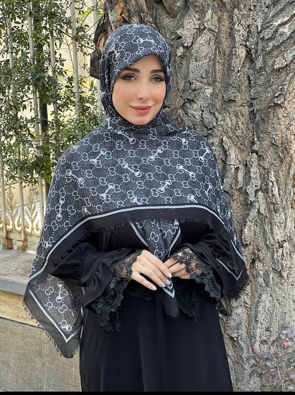 روسری نخ مودال وارداتی کد A165