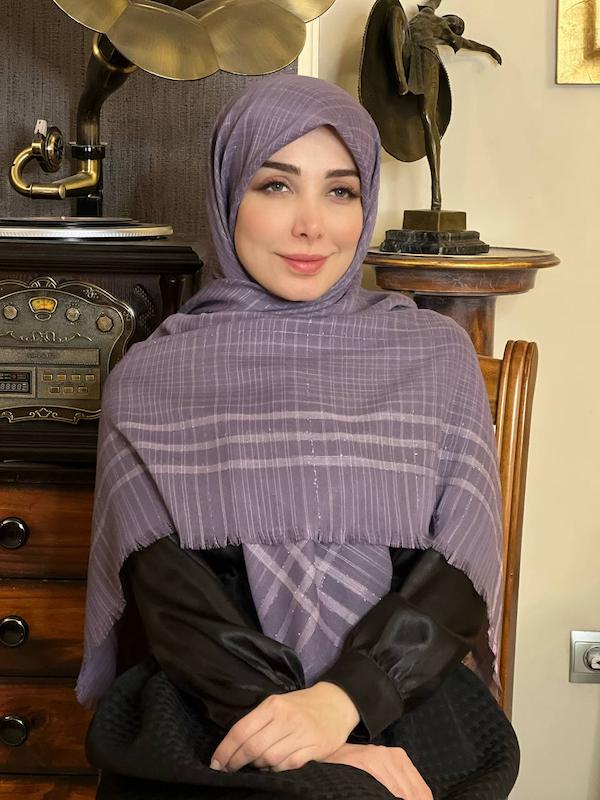 روسری نخ لمه اقتصادی کد A153