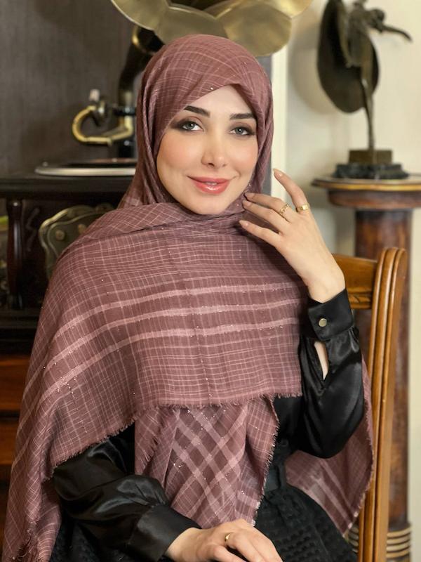روسری نخ لمه اقتصادی کد A153