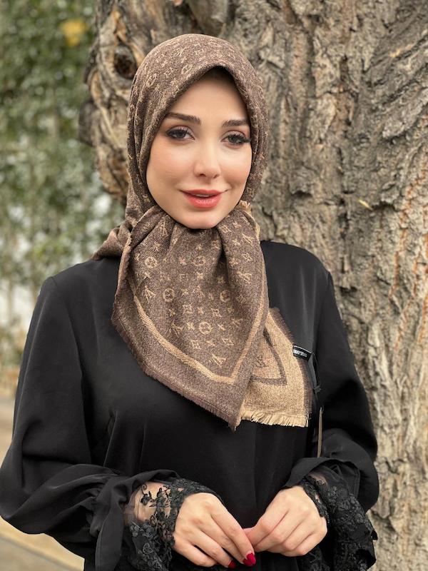 روسری موهر لویی قواره ۹۰ کد A195