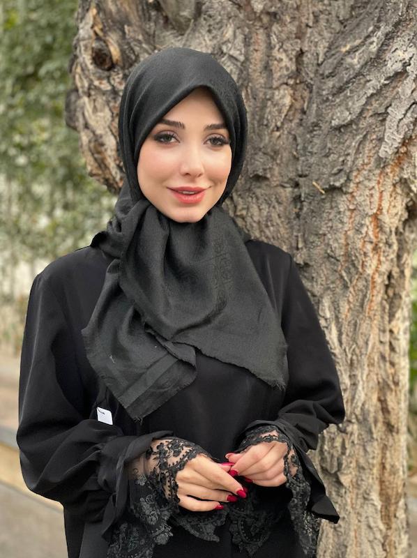 روسری موهر قواره ۱۰۰ توری برج کد A196