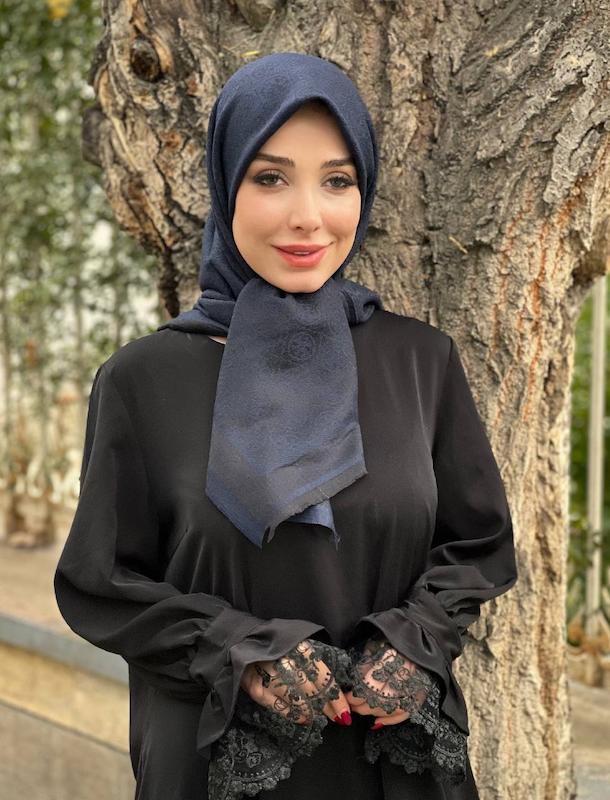 روسری موهر قواره ۱۰۰ توری برج کد A196