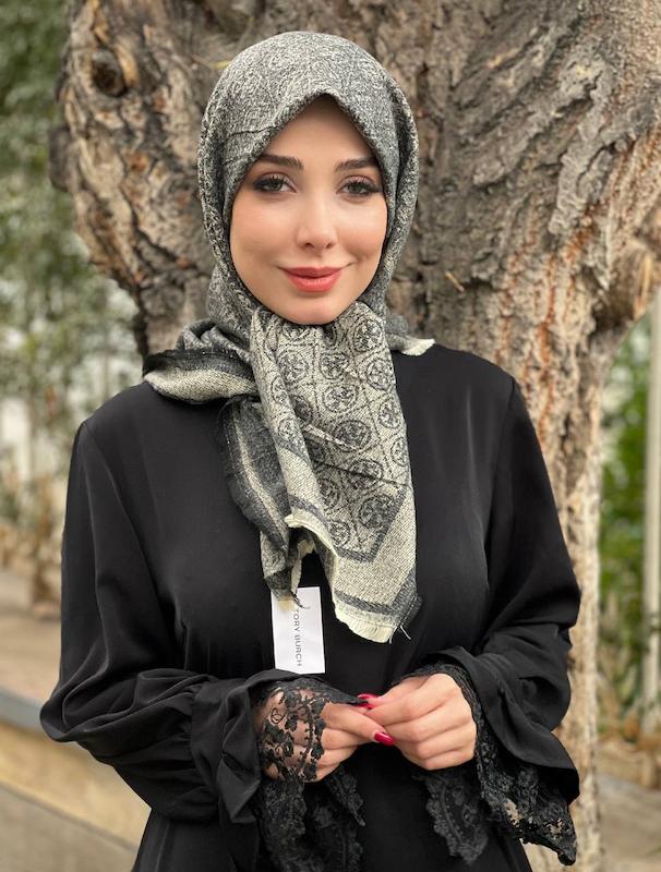 روسری موهر قواره ۱۰۰ توری برج کد A196