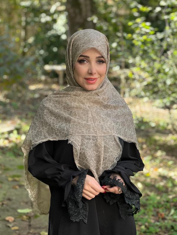 روسری حریرپفکی کد A24