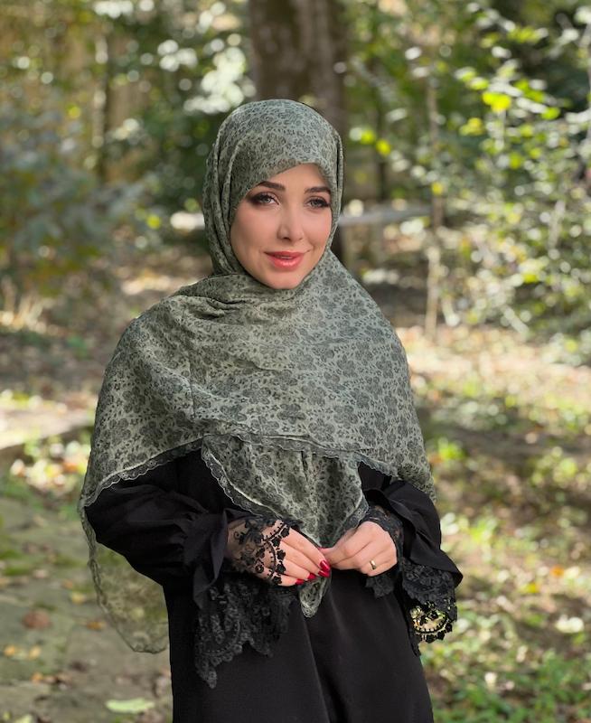 روسری حریرپفکی کد A24