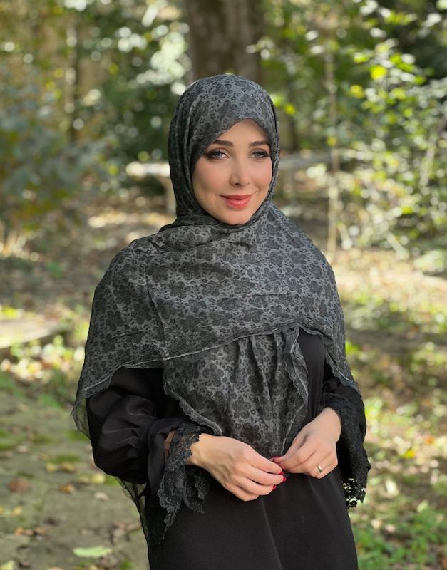 روسری حریرپفکی کد A24