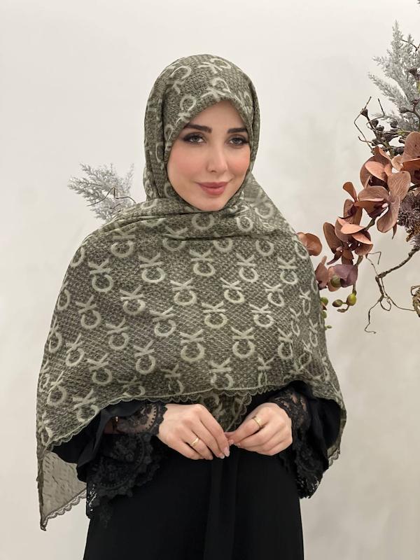 روسری حریرپفکی ck کد A080