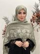 روسری حاشیه گلدوزی مروارید کد A081