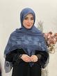 روسری حاشیه گلدوزی مروارید کد A081
