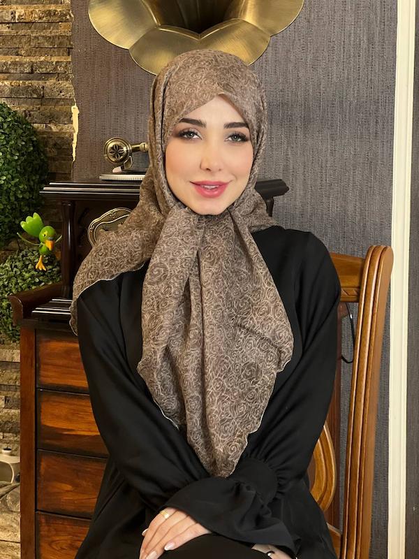 روسری حریرشیفون کد A083