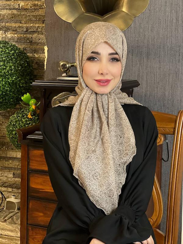 روسری حریرشیفون کد A083