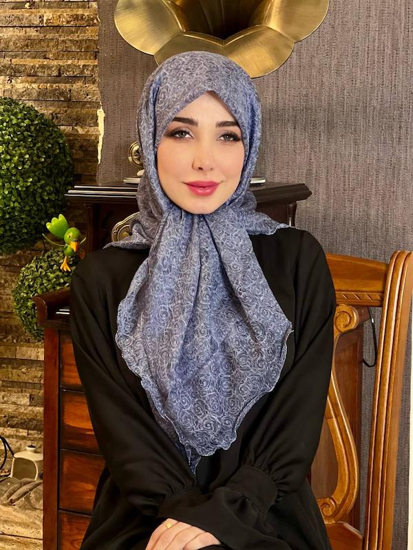 روسری حریرشیفون کد A083
