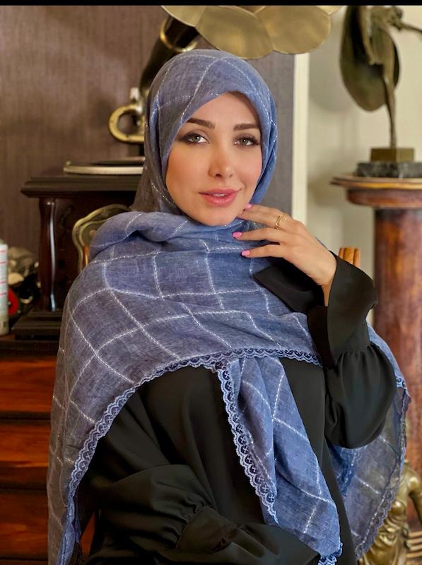 روسری دانتل لمه کد A086