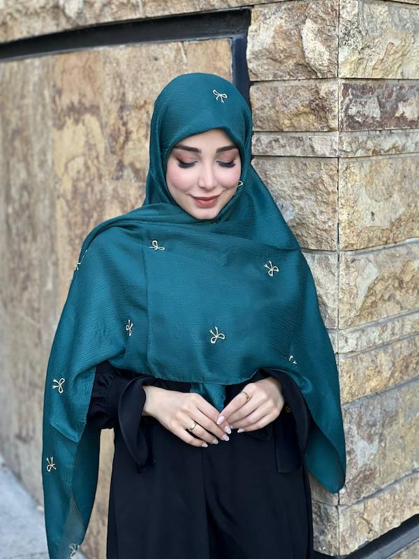 روسری پاپیون نخ وال کریشه کد A097