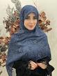 روسری خامه دوزی حریرنگین کد A106