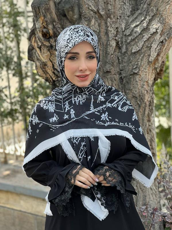 روسری نخی یونیک وارداتی کد T082