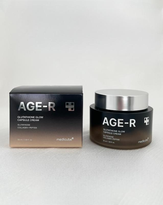 کرم روشن‌کننده مدیکیوب ایج-آر گلوتاتیون کپسولی MediCube Age-R Glutathione Glow Capsule Cream