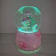 گوی موزیکال چراغ دار طرح دختر و گل