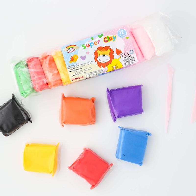 خمیر کلی 12 رنگ خمیر clay ( تاریخ جدید )