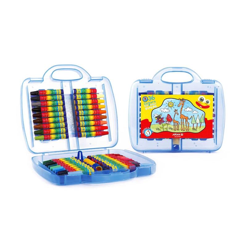 پاستل 36 رنگ طلقی آریا